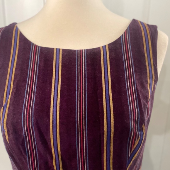 ModCloth Striped purple dress size 8 - Picture 2 of 3